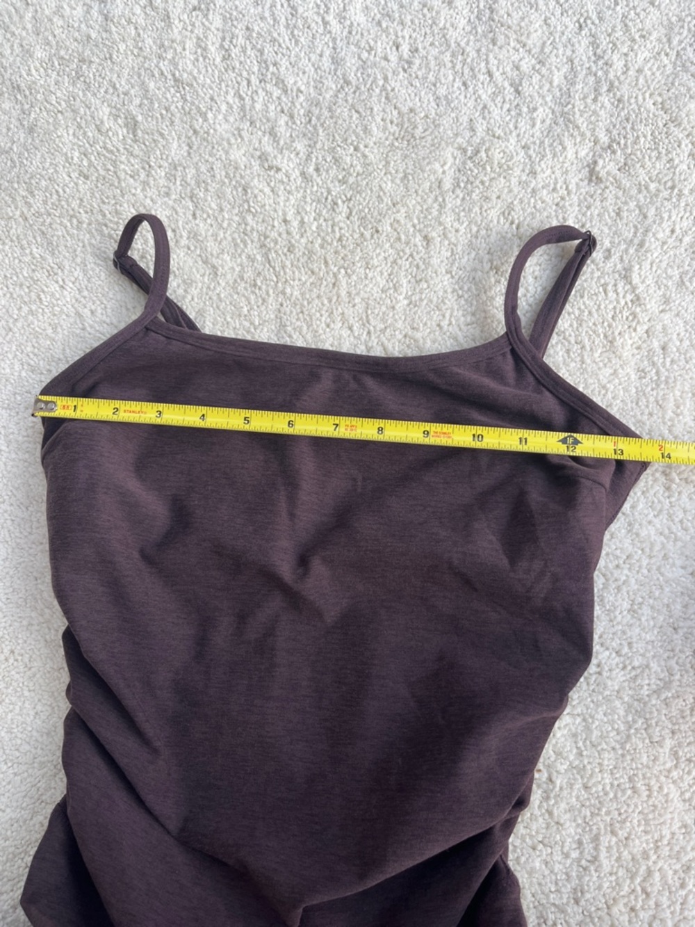 Beyond Yoga Spacedye Up Level Maternity Jumpsuit in Dark Chocolate Heather - Picture 11 of 11